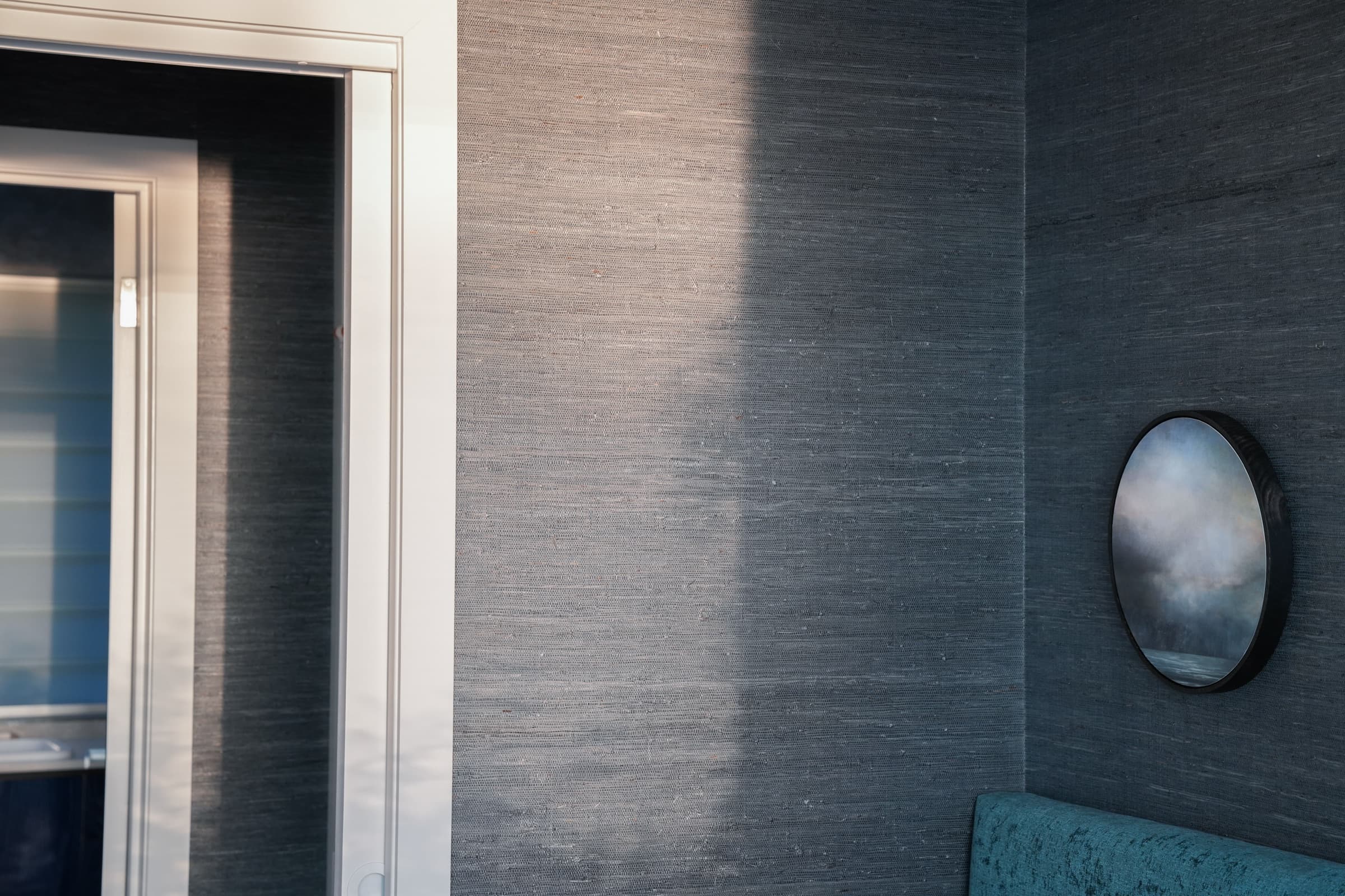 Grasscloth Corner